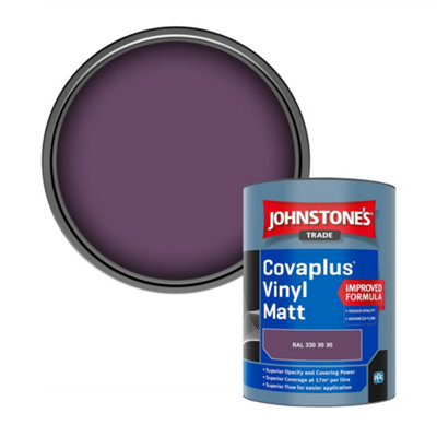 B&Q -  Covaplus Vinyl Matt Walls & Ceilings Emulsion Paint (Ral 330 30 30) 1L