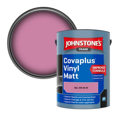 B&Q -  Covaplus Vinyl Matt Walls & Ceilings Emulsion Paint (Ral 350 60 35) 5L