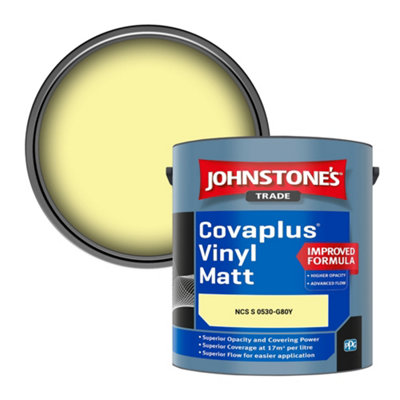B&Q -  Covaplus Vinyl Matt Walls & Ceilings Emulsion Paint (Ncs S 0530-G80Y) 2.5L