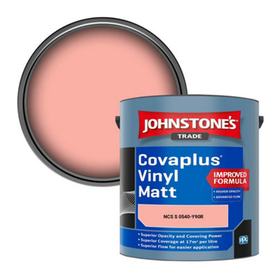 B&Q -  Covaplus Vinyl Matt Walls & Ceilings Emulsion Paint (Ncs S 0540-Y90R) 2.5L