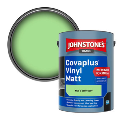 B&Q -  Covaplus Vinyl Matt Walls & Ceilings Emulsion Paint (Ncs S 0550-G20Y) 5L