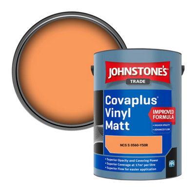 B&Q -  Covaplus Vinyl Matt Walls & Ceilings Emulsion Paint (Ncs S 0560-Y50R) 5L