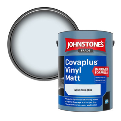 B&Q -  Covaplus Vinyl Matt Walls & Ceilings Emulsion Paint (Ncs S 1005-R80B) 5L