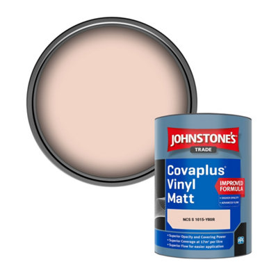 B&Q -  Covaplus Vinyl Matt Walls & Ceilings Emulsion Paint (Ncs S 1015-Y80R) 1L
