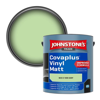 B&Q -  Covaplus Vinyl Matt Walls & Ceilings Emulsion Paint (Ncs S 1030-G30Y) 2.5L