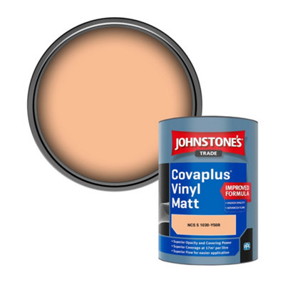 B&Q -  Covaplus Vinyl Matt Walls & Ceilings Emulsion Paint (Ncs S 1030-Y50R) 1L