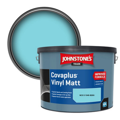 B&Q -  Covaplus Vinyl Matt Walls & Ceilings Emulsion Paint (Ncs S 1040-B20G) 10L