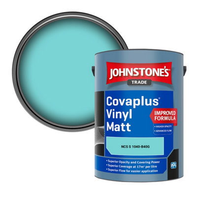 B&Q -  Covaplus Vinyl Matt Walls & Ceilings Emulsion Paint (Ncs S 1040-B40G) 5L