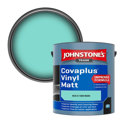 B&Q -  Covaplus Vinyl Matt Walls & Ceilings Emulsion Paint (Ncs S 1040-B60G) 2.5L