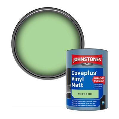 B&Q -  Covaplus Vinyl Matt Walls & Ceilings Emulsion Paint (Ncs S 1040-G20Y) 1L