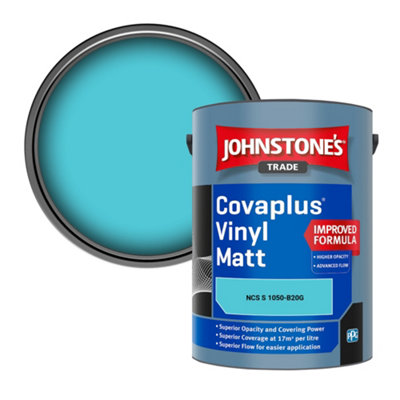 B&Q -  Covaplus Vinyl Matt Walls & Ceilings Emulsion Paint (Ncs S 1050-B20G) 5L