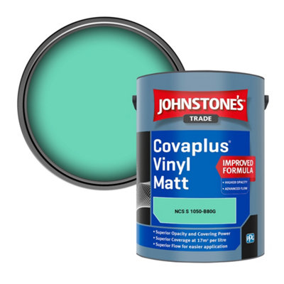 B&Q -  Covaplus Vinyl Matt Walls & Ceilings Emulsion Paint (Ncs S 1050-B80G) 5L