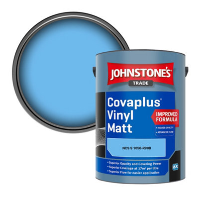 B&Q -  Covaplus Vinyl Matt Walls & Ceilings Emulsion Paint (Ncs S 1050-R90B) 5L