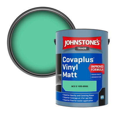 B&Q -  Covaplus Vinyl Matt Walls & Ceilings Emulsion Paint (Ncs S 1055-B90G) 5L