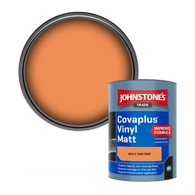 B&Q -  Covaplus Vinyl Matt Walls & Ceilings Emulsion Paint (Ncs S 1060-Y50R) 1L