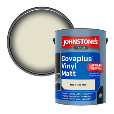 B&Q -  Covaplus Vinyl Matt Walls & Ceilings Emulsion Paint (Ncs S 1505-Y10R) 5L