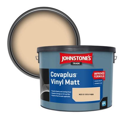 B&Q -  Covaplus Vinyl Matt Walls & Ceilings Emulsion Paint (Ncs S 1515-Y40R) 10L