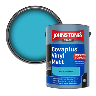 B&Q -  Covaplus Vinyl Matt Walls & Ceilings Emulsion Paint (Ncs S 1555-B10G) 5L