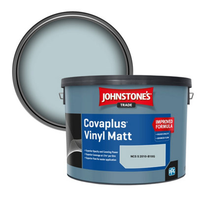 B&Q -  Covaplus Vinyl Matt Walls & Ceilings Emulsion Paint (Ncs S 2010-B10G) 10L