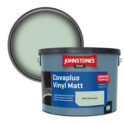B&Q -  Covaplus Vinyl Matt Walls & Ceilings Emulsion Paint (Ncs S 2010-G10Y) 10L