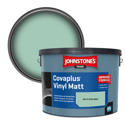 B&Q -  Covaplus Vinyl Matt Walls & Ceilings Emulsion Paint (Ncs S 2020-B90G) 10L