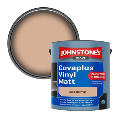 B&Q -  Covaplus Vinyl Matt Walls & Ceilings Emulsion Paint (Ncs S 2020-Y60R) 2.5L