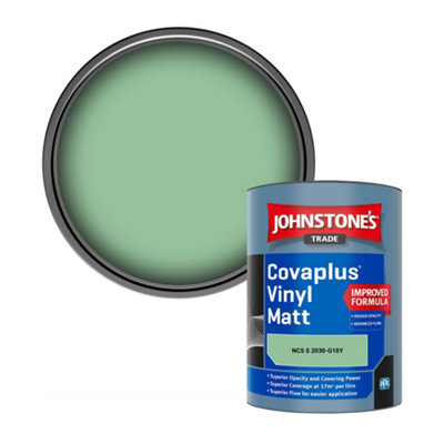 B&Q -  Covaplus Vinyl Matt Walls & Ceilings Emulsion Paint (Ncs S 2030-G10Y) 1L