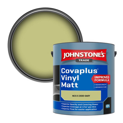B&Q -  Covaplus Vinyl Matt Walls & Ceilings Emulsion Paint (Ncs S 2030-G60Y) 2.5L