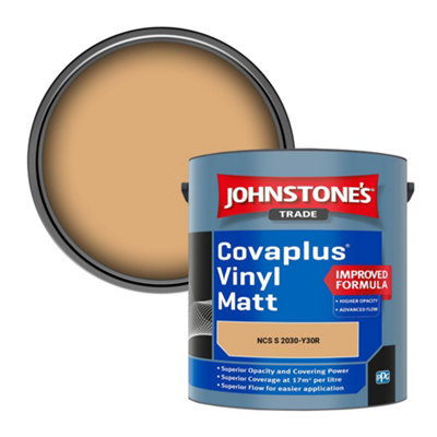 B&Q -  Covaplus Vinyl Matt Walls & Ceilings Emulsion Paint (Ncs S 2030-Y30R) 2.5L