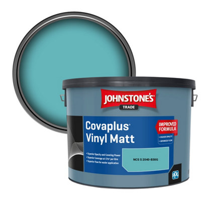 B&Q -  Covaplus Vinyl Matt Walls & Ceilings Emulsion Paint (Ncs S 2040-B30G) 10L