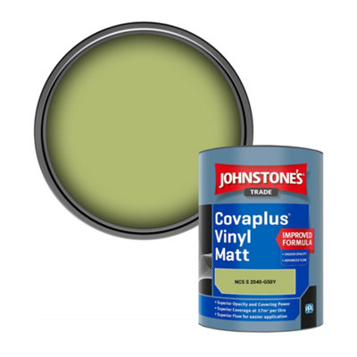 B&Q -  Covaplus Vinyl Matt Walls & Ceilings Emulsion Paint (Ncs S 2040-G50Y) 1L