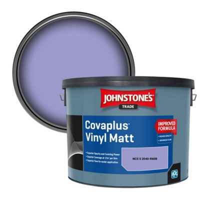 B&Q -  Covaplus Vinyl Matt Walls & Ceilings Emulsion Paint (Ncs S 2040-R60B) 10L