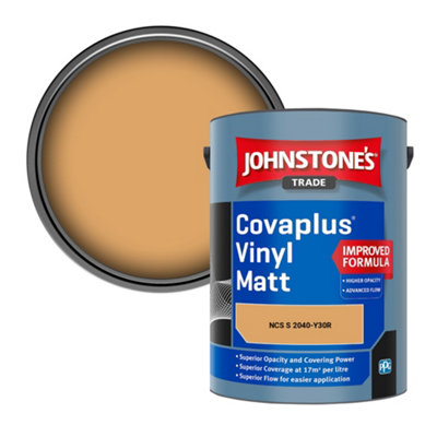 B&Q -  Covaplus Vinyl Matt Walls & Ceilings Emulsion Paint (Ncs S 2040-Y30R) 5L