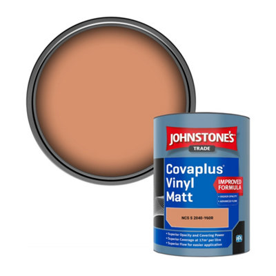 B&Q -  Covaplus Vinyl Matt Walls & Ceilings Emulsion Paint (Ncs S 2040-Y60R) 1L