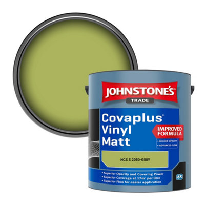 B&Q -  Covaplus Vinyl Matt Walls & Ceilings Emulsion Paint (Ncs S 2050-G50Y) 2.5L