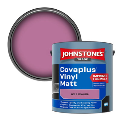 B&Q -  Covaplus Vinyl Matt Walls & Ceilings Emulsion Paint (Ncs S 2050-R30B) 2.5L