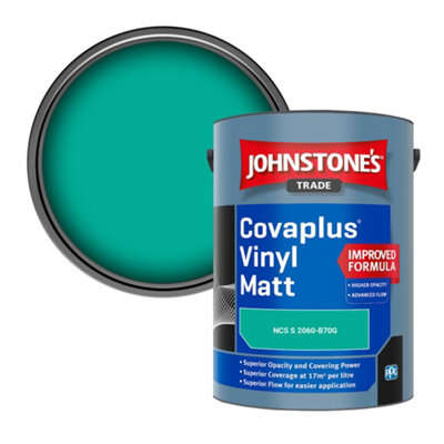 B&Q -  Covaplus Vinyl Matt Walls & Ceilings Emulsion Paint (Ncs S 2060-B70G) 5L
