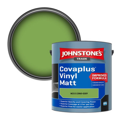 B&Q -  Covaplus Vinyl Matt Walls & Ceilings Emulsion Paint (Ncs S 2060-G30Y) 2.5L
