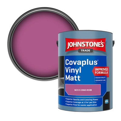 B&Q -  Covaplus Vinyl Matt Walls & Ceilings Emulsion Paint (Ncs S 2060-R30B) 5L
