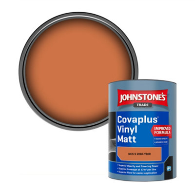 B&Q -  Covaplus Vinyl Matt Walls & Ceilings Emulsion Paint (Ncs S 2060-Y60R) 1L
