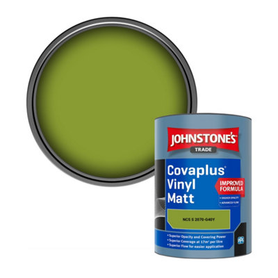B&Q -  Covaplus Vinyl Matt Walls & Ceilings Emulsion Paint (Ncs S 2070-G40Y) 1L