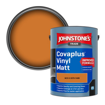 B&Q -  Covaplus Vinyl Matt Walls & Ceilings Emulsion Paint (Ncs S 2070-Y40R) 5L