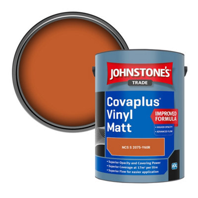 B&Q -  Covaplus Vinyl Matt Walls & Ceilings Emulsion Paint (Ncs S 2075-Y60R) 5L