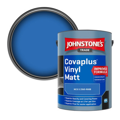 B&Q -  Covaplus Vinyl Matt Walls & Ceilings Emulsion Paint (Ncs S 2565-R80B) 5L