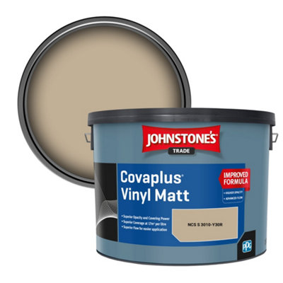 B&Q -  Covaplus Vinyl Matt Walls & Ceilings Emulsion Paint (Ncs S 3010-Y30R) 10L