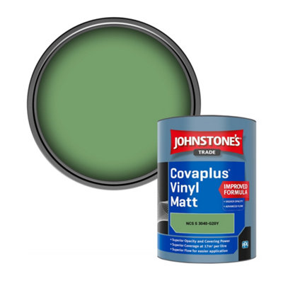 B&Q -  Covaplus Vinyl Matt Walls & Ceilings Emulsion Paint (Ncs S 3040-G20Y) 1L