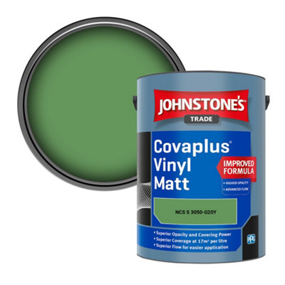 B&Q -  Covaplus Vinyl Matt Walls & Ceilings Emulsion Paint (Ncs S 3050-G20Y) 5L