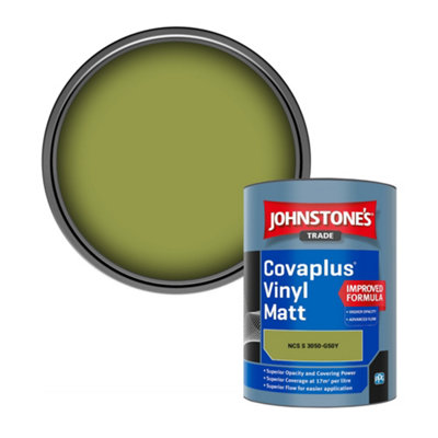 B&Q -  Covaplus Vinyl Matt Walls & Ceilings Emulsion Paint (Ncs S 3050-G50Y) 1L