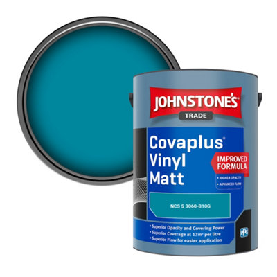 B&Q -  Covaplus Vinyl Matt Walls & Ceilings Emulsion Paint (Ncs S 3060-B10G) 5L