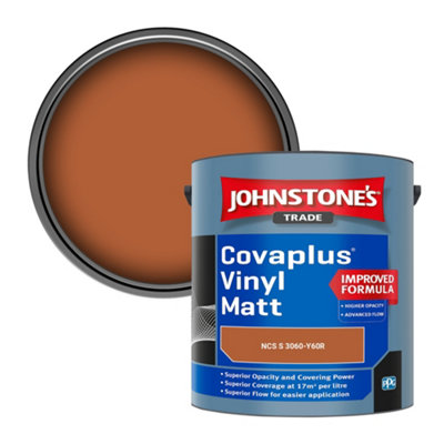 B&Q -  Covaplus Vinyl Matt Walls & Ceilings Emulsion Paint (Ncs S 3060-Y60R) 2.5L